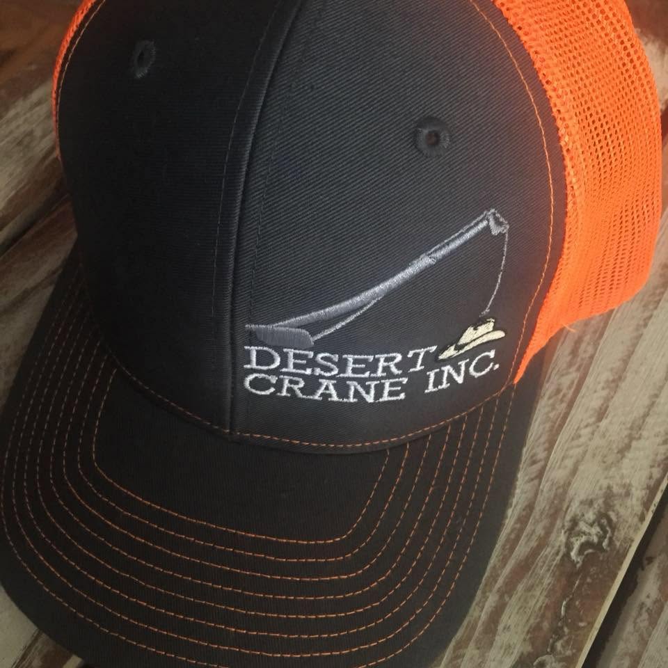 Desert Crane hat detail